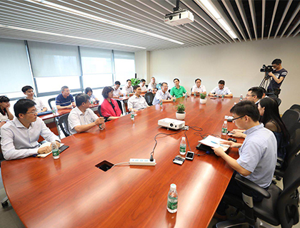 鐘登華一行赴深圳大族激光調研暢談新工科